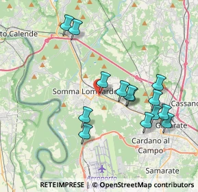 Mappa Loc Tre Piante, 21019 Somma Lombardo VA, Italia (3.76071)