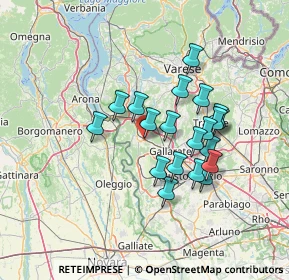 Mappa Loc Tre Piante, 21019 Somma Lombardo VA, Italia (11.5515)