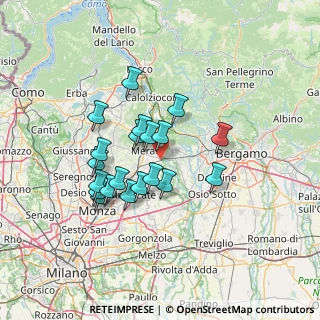 Mappa Via Guglielmo Marconi, 23877 Paderno d'Adda LC, Italia (11.525)