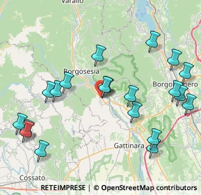 Mappa Via Fanghetti, 13037 Serravalle Sesia VC, Italia (9.334)