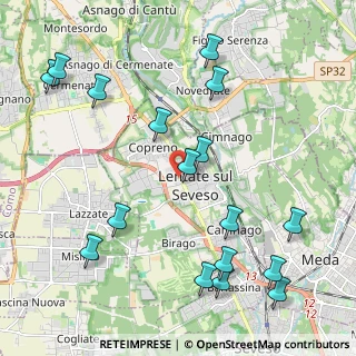 Mappa Via Nazionale dei Giovi, 20823 Copreno MB, Italia (2.50529)