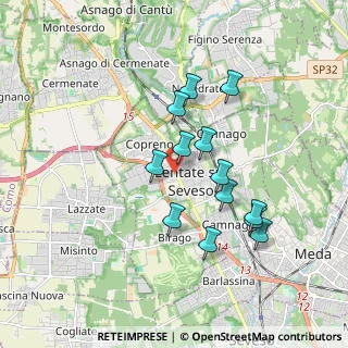 Mappa Via Nazionale dei Giovi, 20823 Copreno MB, Italia (1.57462)
