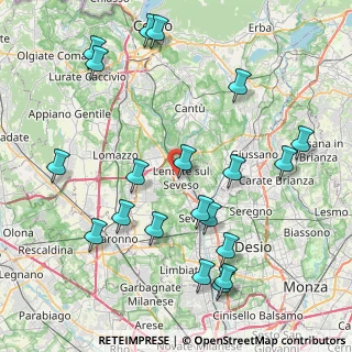 Mappa Via Nazionale dei Giovi, 20823 Copreno MB, Italia (9.496)