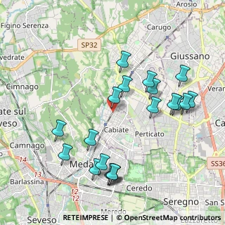 Mappa Via IV Novembre, 22060 Cabiate CO, Italia (2.1345)