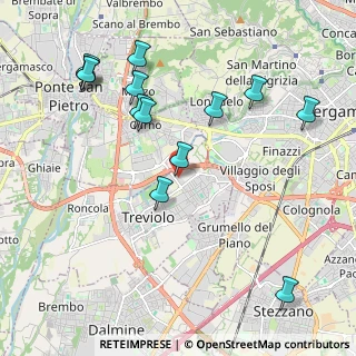 Mappa Via G. Falcone, 24048 Treviolo BG, Italia (2.23846)