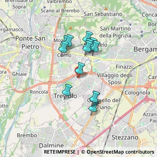 Mappa Via G. Falcone, 24048 Treviolo BG, Italia (1.47923)