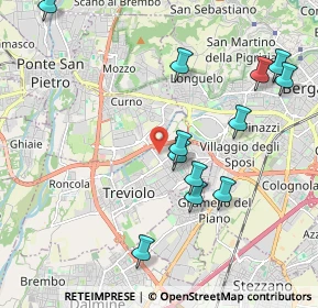 Mappa Via G. Falcone, 24048 Treviolo BG, Italia (2.16333)
