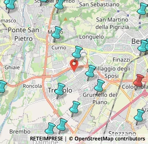 Mappa Via G. Falcone, 24048 Treviolo BG, Italia (3.14474)