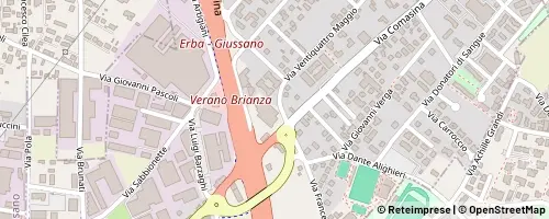 Mappa Verano Brianza