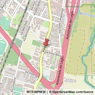 Mappa Via Varese, 41, 21013 Gallarate, Varese (Lombardia)