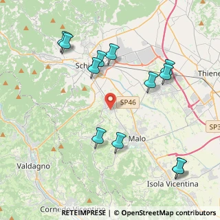 Mappa Via Sottobroli, 36030 San Vito di Leguzzano VI, Italia (4.56917)