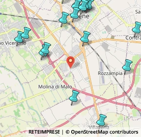 Mappa Via del Rosario, 36016 Thiene VI, Italia (2.924)