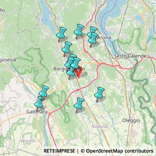 Mappa Cascina Meda, 28021 Borgomanero NO, Italia (6.36769)
