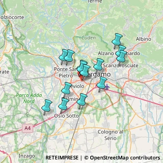 Mappa Via Madre Teresa di Calcutta, 24048 Treviolo BG, Italia (5.48571)