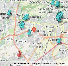 Mappa Via Madre Teresa di Calcutta, 24048 Treviolo BG, Italia (2.7905)