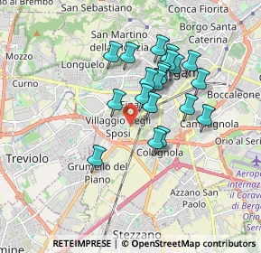 Mappa 24127 Bergamo BG, Italia (1.454)