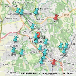 Mappa Via Domenico Aureggi, 20030 Lentate sul Seveso MB, Italia (2.4845)
