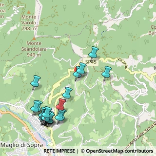 Mappa Contrada Rossati, 36078 Valdagno VI, Italia (1.30833)