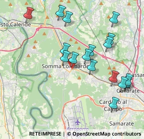 Mappa Via Galileo Galilei, 21019 Somma Lombardo VA, Italia (4.04765)