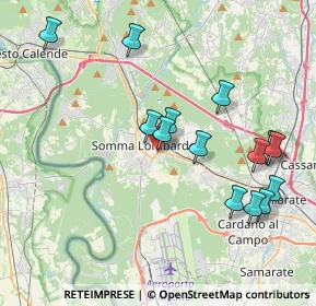 Mappa Via Galileo Galilei, 21019 Somma Lombardo VA, Italia (4.06571)