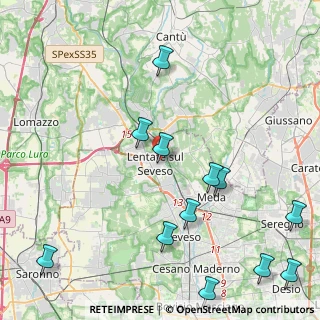 Mappa Via Mazzola, 20823 Lentate sul Seveso MB, Italia (5.41833)