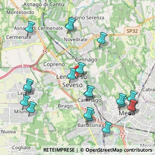 Mappa Via Mazzola, 20823 Lentate sul Seveso MB, Italia (2.599)