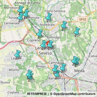 Mappa Via Mazzola, 20823 Lentate sul Seveso MB, Italia (2.48941)