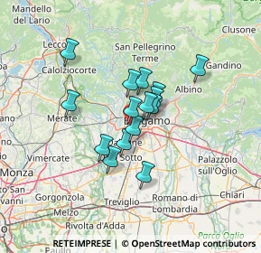 Mappa Via Generale C.A. Dalla Chiesa 13 Building, 24048 Treviolo BG, Italia (9.252)