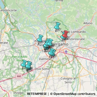 Mappa Via Generale C.A. Dalla Chiesa 13 Building, 24048 Treviolo BG, Italia (5.28533)
