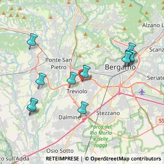 Mappa Via Generale C.A. Dalla Chiesa 13 Building, 24048 Treviolo BG, Italia (4.45818)