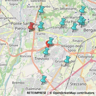 Mappa Via Generale C.A. Dalla Chiesa 13 Building, 24048 Treviolo BG, Italia (2.40308)