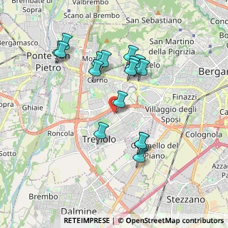 Mappa Via Generale C.A. Dalla Chiesa 13 Building, 24048 Treviolo BG, Italia (1.7575)