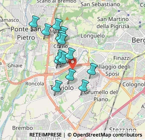 Mappa Via Generale C.A. Dalla Chiesa 13 Building, 24048 Treviolo BG, Italia (1.39643)