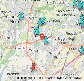 Mappa Via Generale C.A. Dalla Chiesa 13 Building, 24048 Treviolo BG, Italia (3.087)