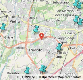 Mappa Via Generale C.A. Dalla Chiesa 13 Building, 24048 Treviolo BG, Italia (3.1875)