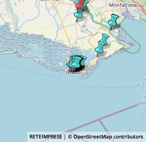 Mappa Riva U. Foscolo, 34073 Grado GO, Italia (5.1115)