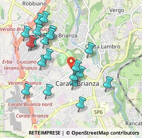 Mappa Via Rezzonico, 20841 Carate Brianza MB, Italia (0.9725)