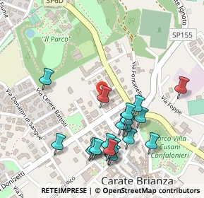 Mappa Via Rezzonico, 20841 Carate Brianza MB, Italia (0.258)