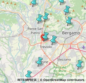 Mappa Via Privata Battista Rota, 24035 Curno BG, Italia (5.29333)