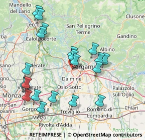 Mappa Via Privata Battista Rota, 24035 Curno BG, Italia (16.626)