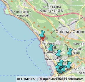 Mappa Via del Cerreto, 34136 Trieste TS, Italia (2.7225)