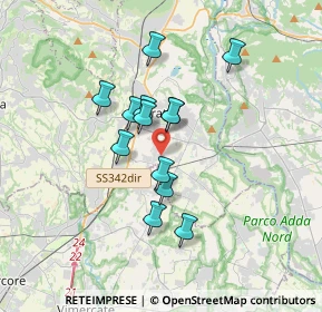 Mappa Via Enrico Fermi, 23807 Merate LC, Italia (2.69462)