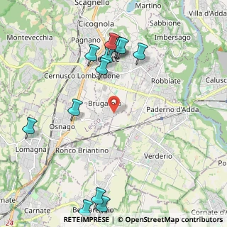 Mappa Via Enrico Fermi, 23807 Merate LC, Italia (2.48923)