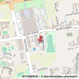 Mappa Piazza Europa Unita, 76, 31033 Castelfranco Veneto, Treviso (Veneto)