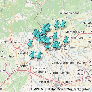 Mappa Via Giud, 36056 Tezze sul Brenta VI, Italia (8.7685)