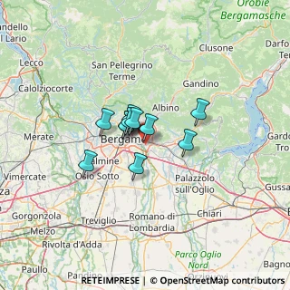 Mappa Via Antonio Meucci, 24068 Seriate BG, Italia (7.68091)