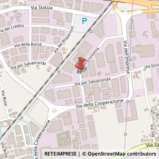Mappa Via dell'Economia, 13, 31033 Castelfranco Veneto, Treviso (Veneto)