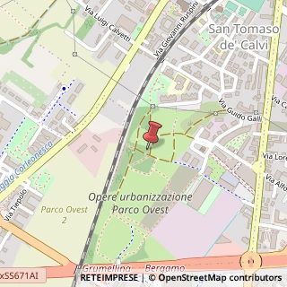 Mappa Parco Bergamo Ovest, Via delle Canovine, 24127 Bergamo BG, Italia, 24127 Bergamo, Bergamo (Lombardia)