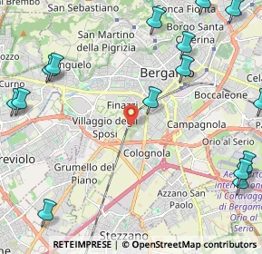 Mappa Parco Bergamo Ovest, 24127 Bergamo BG, Italia (3.12133)