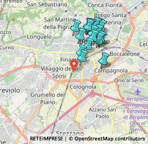 Mappa Parco Bergamo Ovest, 24127 Bergamo BG, Italia (1.6915)